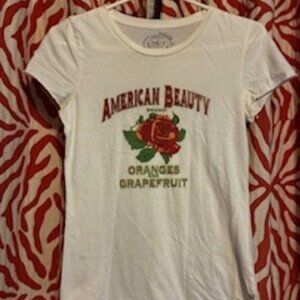 American Beauty "Oranges and Grapefruit" Vintage Short Sleeve Tee Size Small